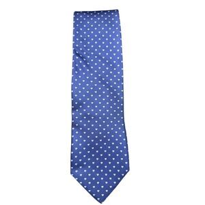 Chopard Men’s 100% Silk Tie Blue/Light Blue Hearts
